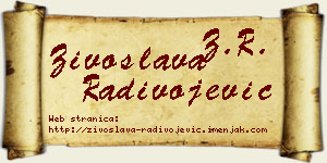 Živoslava Radivojević vizit kartica
